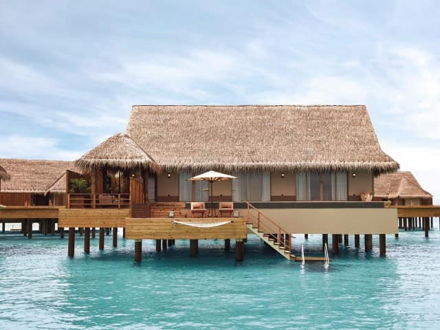 Joali maldivas water villa with pool